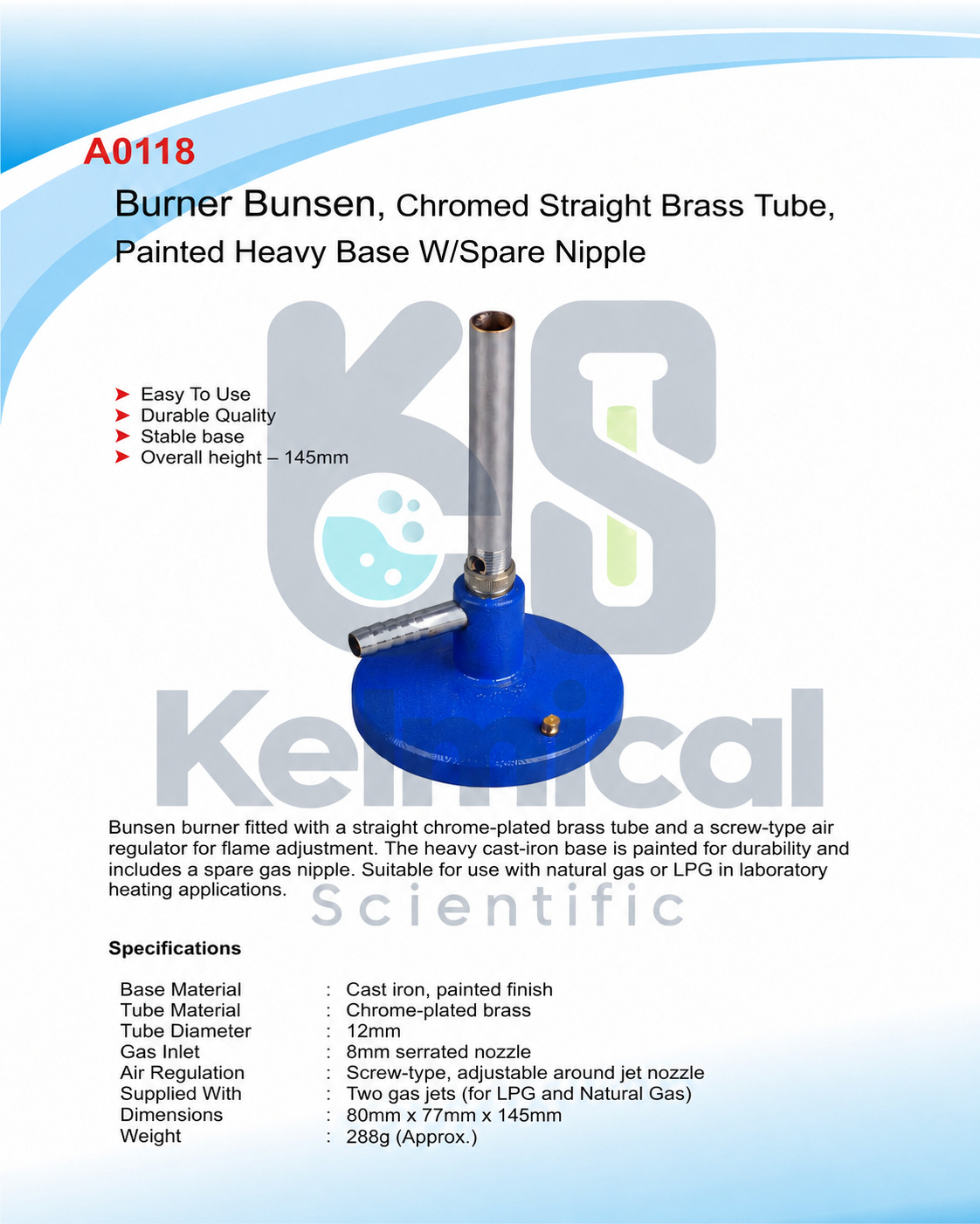 Bunsen burner 