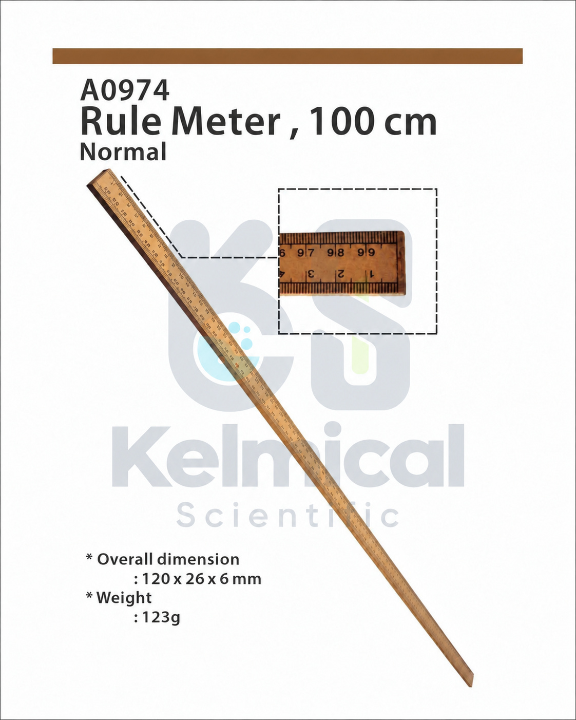 Metre ruler 1 m