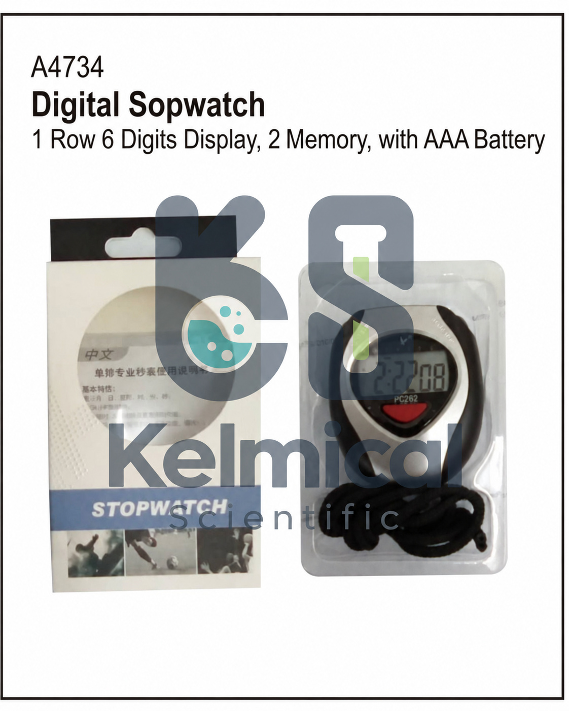 Stopwatch Analogue or digital