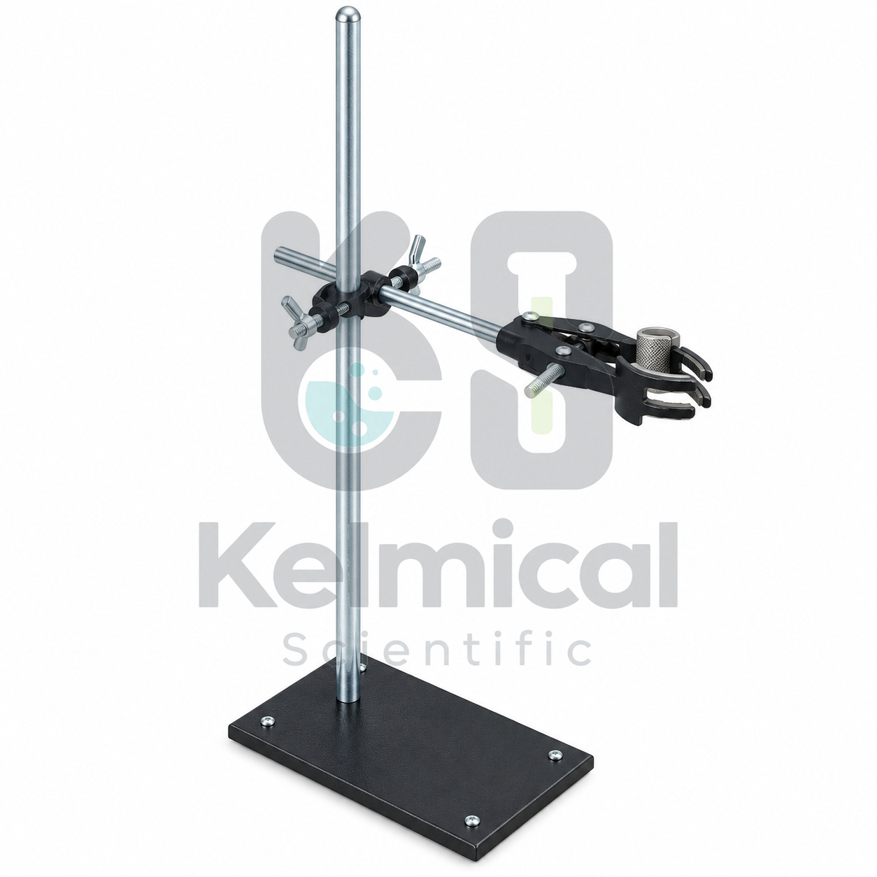 Retort stand with clamp 